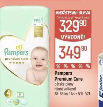 Globus Pampers Premium Care nabídka