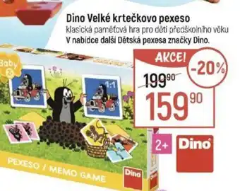 Globus Dino Velké krtečkovo pexeso nabídka