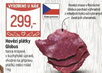 Globus Hovězí plátky Globus nabídka