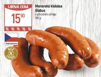 Globus Moravská klobása Globus nabídka