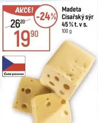 Globus Madeta Císařský sýr 45% t.vs. nabídka