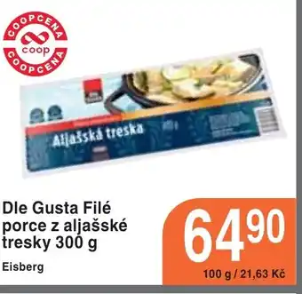 Coop hb Dle Gusta Filé porce z aljašské tresky 300 g nabídka