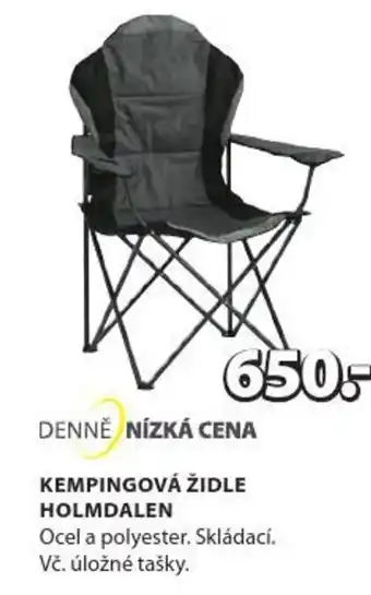 JYSK KEMPINGOVÁ ŽIDLE HOLMDALEN nabídka