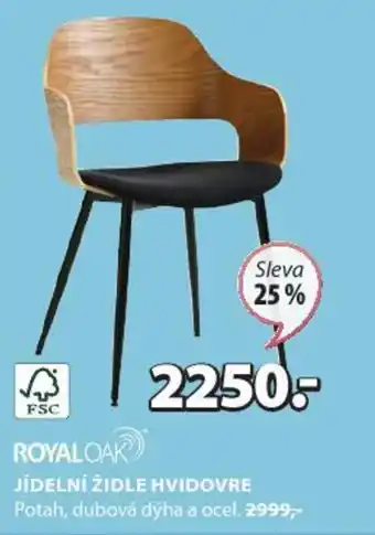 JYSK JÍDELNÍ ŽIDLE HVIDOVRE nabídka