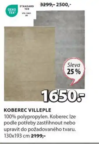 JYSK KOBEREC VILLEPLE nabídka