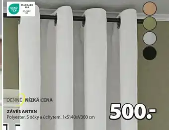 JYSK ZÁVĚS ANTEN nabídka