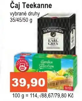COOP DISKONT Čaj Teekanne nabídka