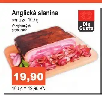 COOP DISKONT Anglická slanina nabídka