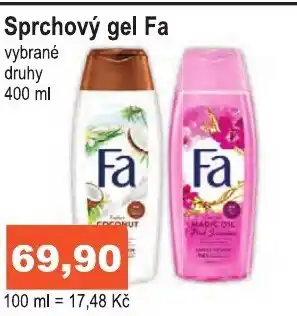 COOP DISKONT Sprchový gel Fa nabídka