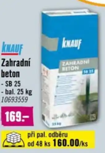 Hornbach Zahradní beton nabídka