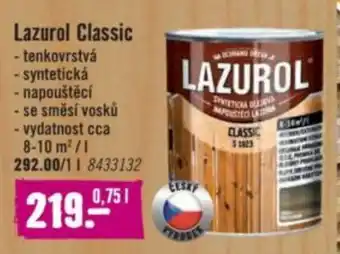 Hornbach Lazurol Classic nabídka