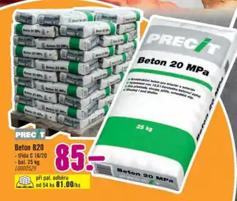 Hornbach Beton B20 nabídka