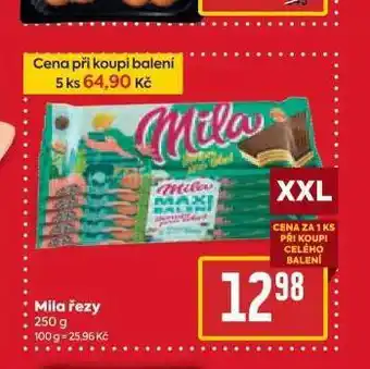 Billa Mila řezy nabídka