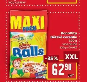 Billa Bonavita dětské cereálie nabídka
