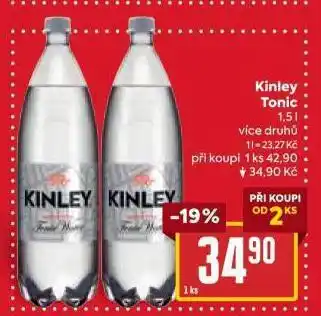 Billa Kinley tonic nabídka