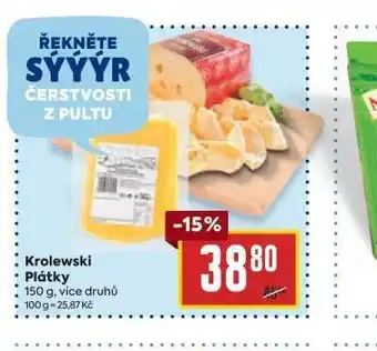 Billa Krolewski plátky nabídka