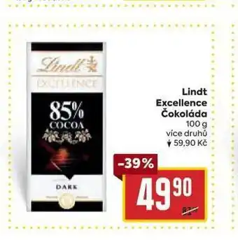 Billa Lindt excellence čokoláda nabídka