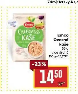 Billa Emco ovesná kaše nabídka