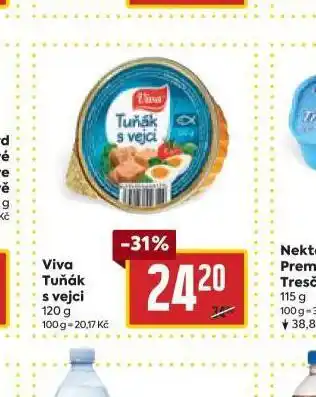 Billa Viva tuňák s vejci nabídka