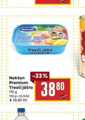 Billa Nekton prmeium tresčí játra nabídka