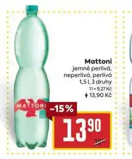 Billa Mattoni nabídka