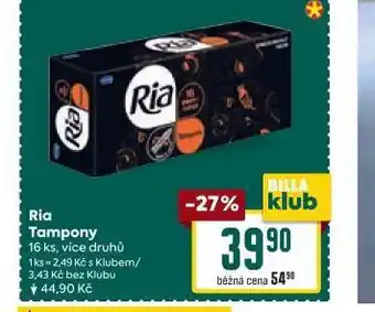 Billa Ria tampony nabídka