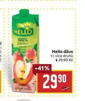 Billa Hello džus nabídka