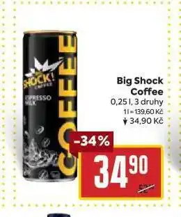 Billa Big shock coffee nabídka