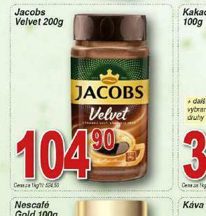 Lidl Jacobs velvet nabídka