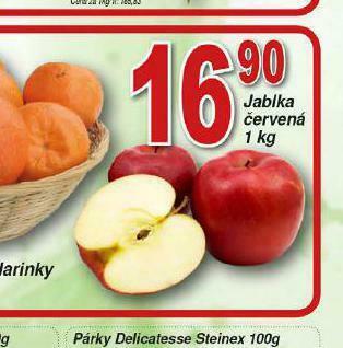 Lidl Jablka červená nabídka