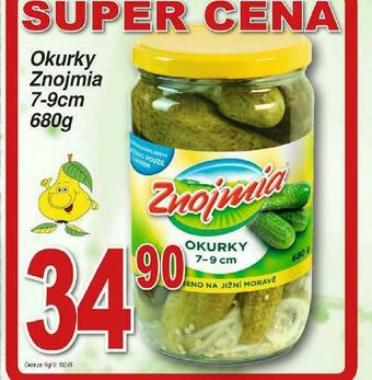 Lidl Okurky znojmia nabídka
