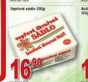 Lidl Vepřové sádlo nabídka