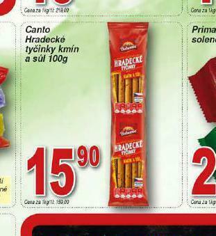 Canto hradecké tyčinky kmín a sůl