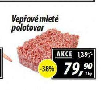 ZEMAN Vepřové mleté polotovar nabídka