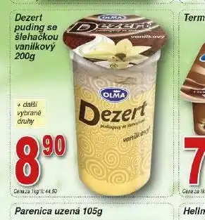 Lidl Dezert puding se šlehačkou vanilkový nabídka