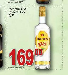 Lidl Dynybyl gin special dry nabídka
