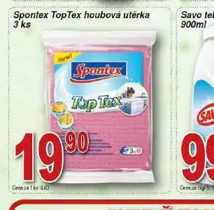 Lidl Spontex toptex houbová utěrka nabídka
