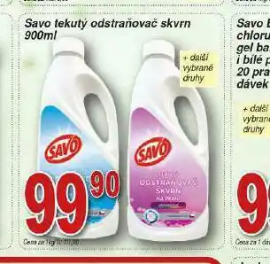 Lidl Savo tekutý odstraňovač skvrn nabídka