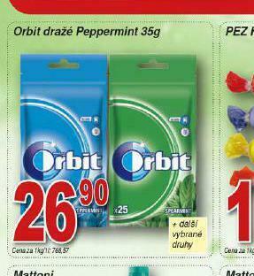 Orbit dražé peppermint