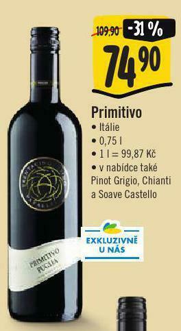 Jip Primitivo nabídka