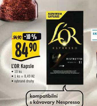 Jip L´or kapsle nabídka