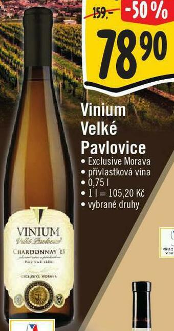 Jip Vinium velké pavlovice nabídka