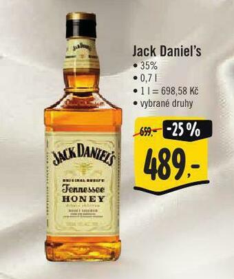 Jip Jack daniel´s nabídka
