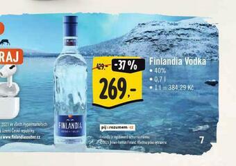 Jip Finlandia vodka nabídka