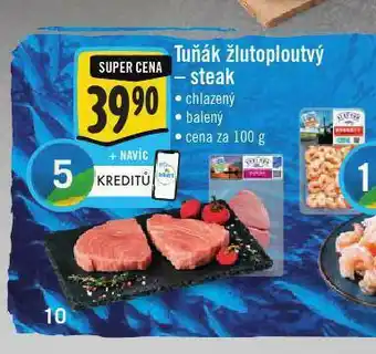 Jip Tuňák žlutoplouvý - steak nabídka