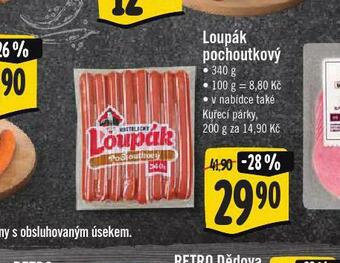 Jip Loupák pochoutkový nabídka