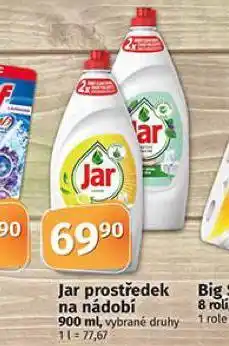 Coop Jar prostředek na mytí nádobí nabídka