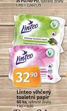 Coop Linteo vlhčený toaletní papír nabídka