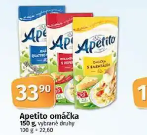Coop Apetito omáčka nabídka