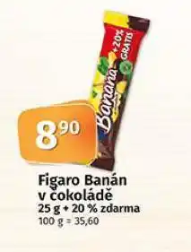 Coop Figaro banán v čokoládě nabídka